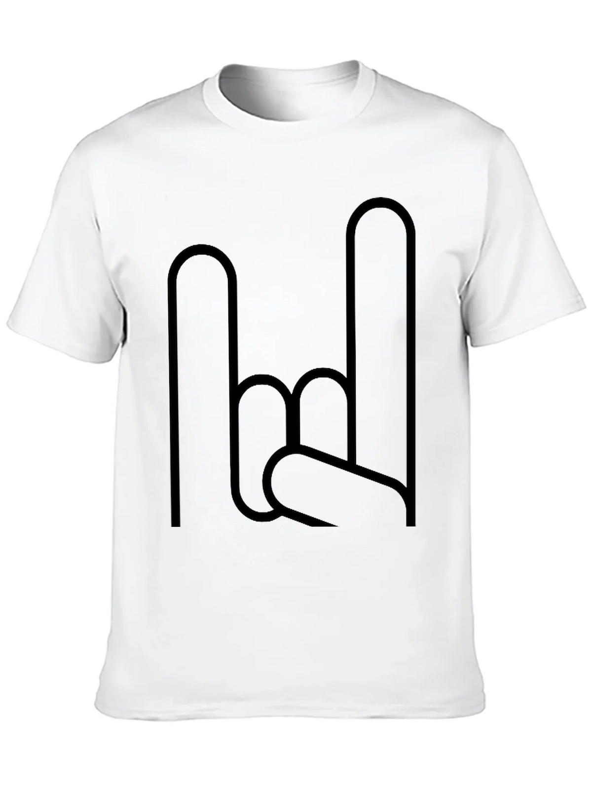 Rock On Graphic Black T-Shirt product image 9