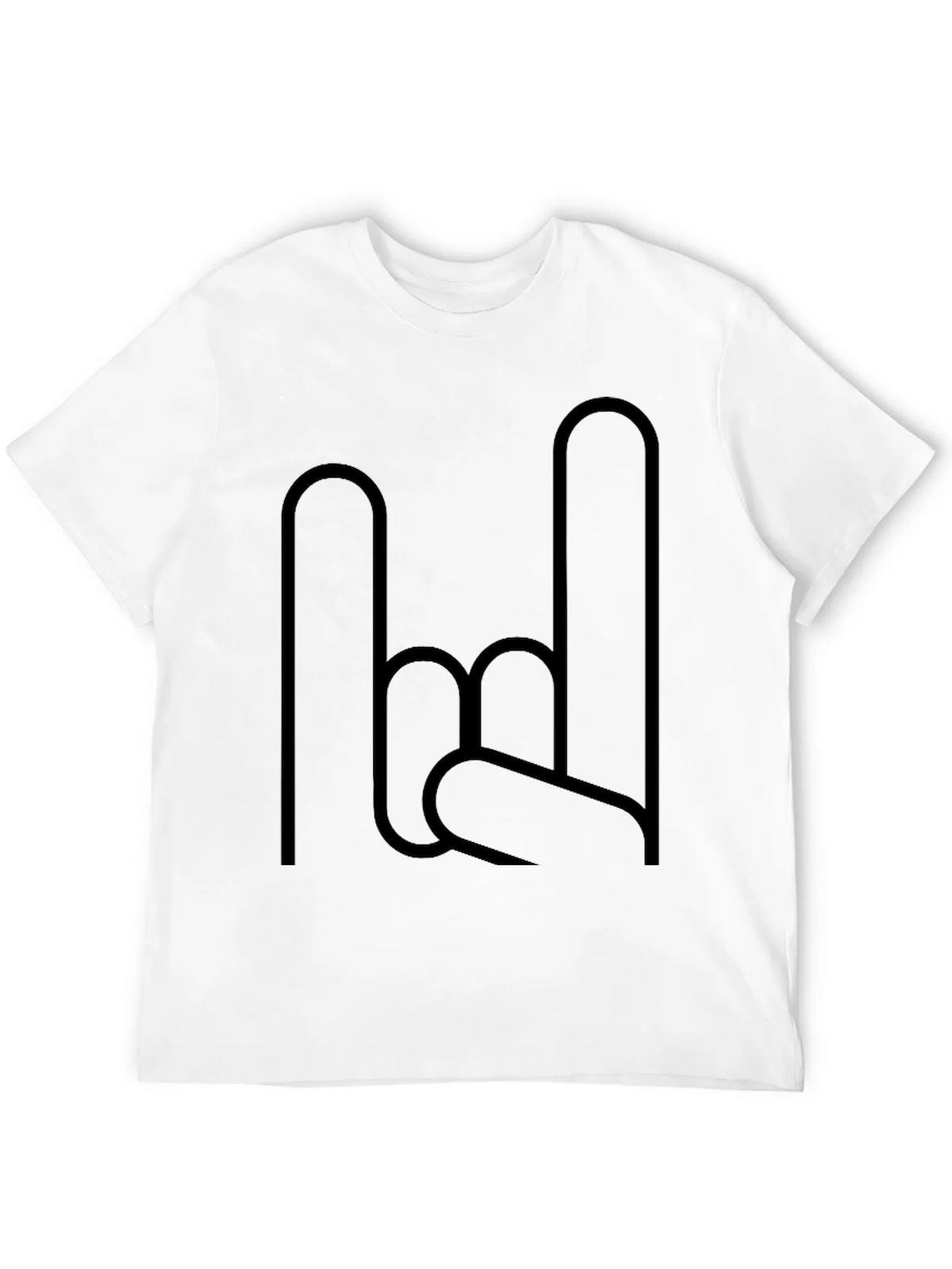 Rock On Graphic Black T-Shirt product image 11
