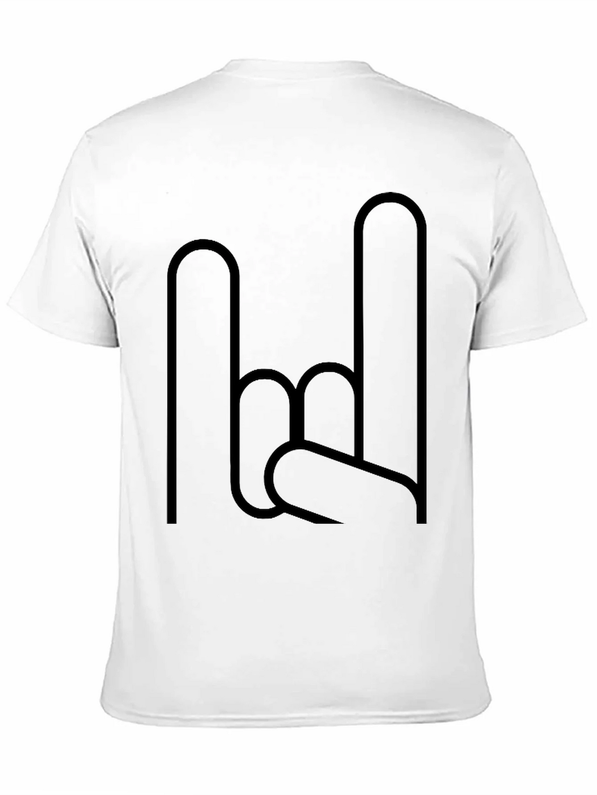 Rock On Graphic Black T-Shirt product image 10