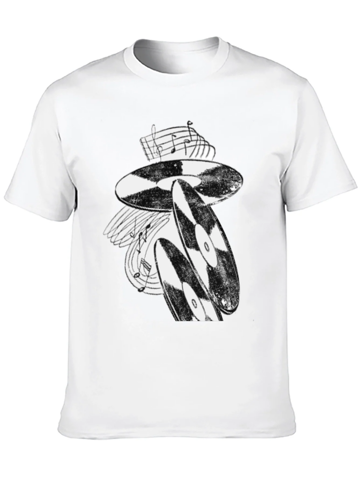 Vinyl Record Music T-Shirt - Stylish Black Tee product image 9