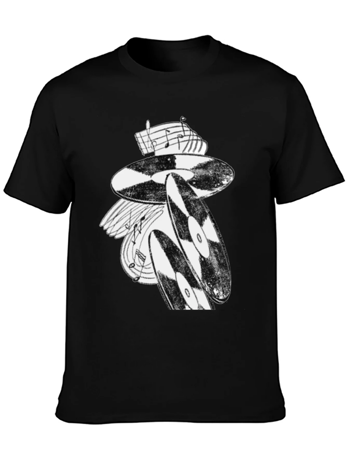 Vinyl Record Music T-Shirt - Stylish Black Tee product image 3