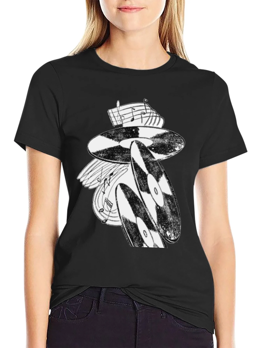 Vinyl Record Music T-Shirt - Stylish Black Tee product image 2