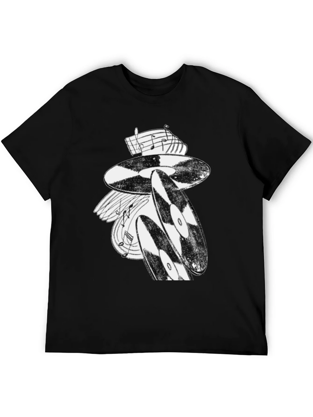 Vinyl Record Music T-Shirt - Stylish Black Tee product image 5