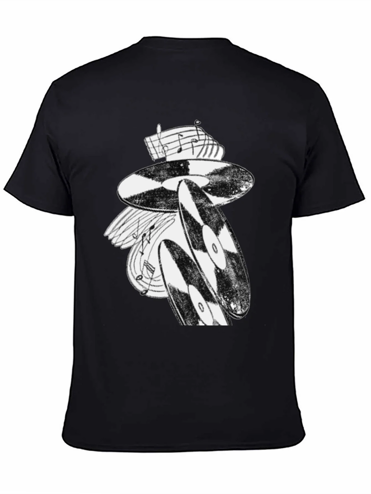 Vinyl Record Music T-Shirt - Stylish Black Tee product image 4