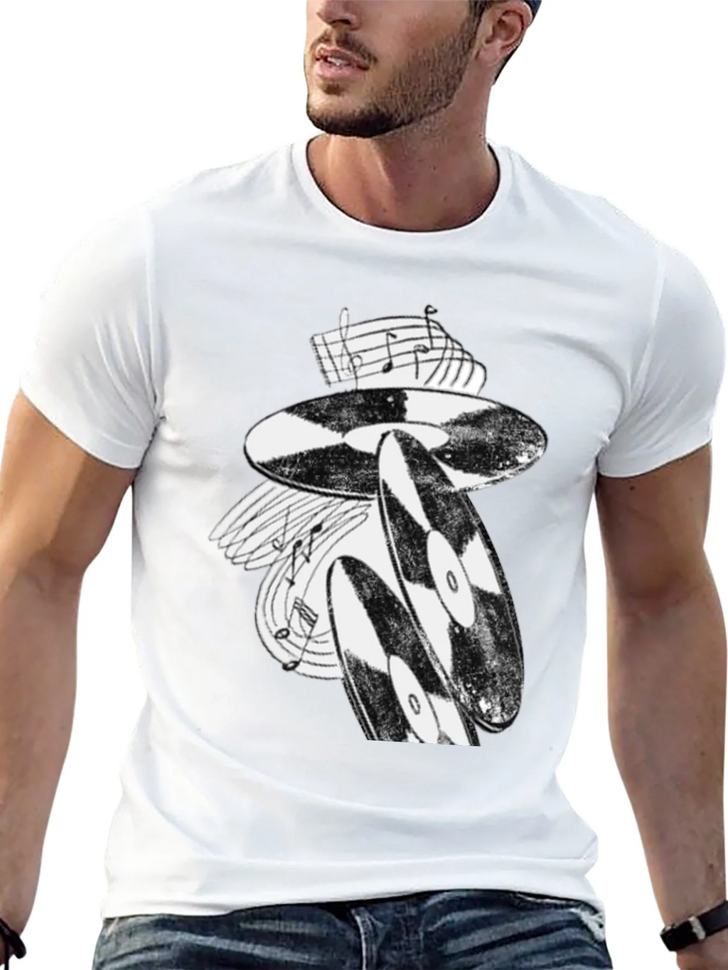 Vinyl Record Music T-Shirt - Stylish Black Tee product image 12