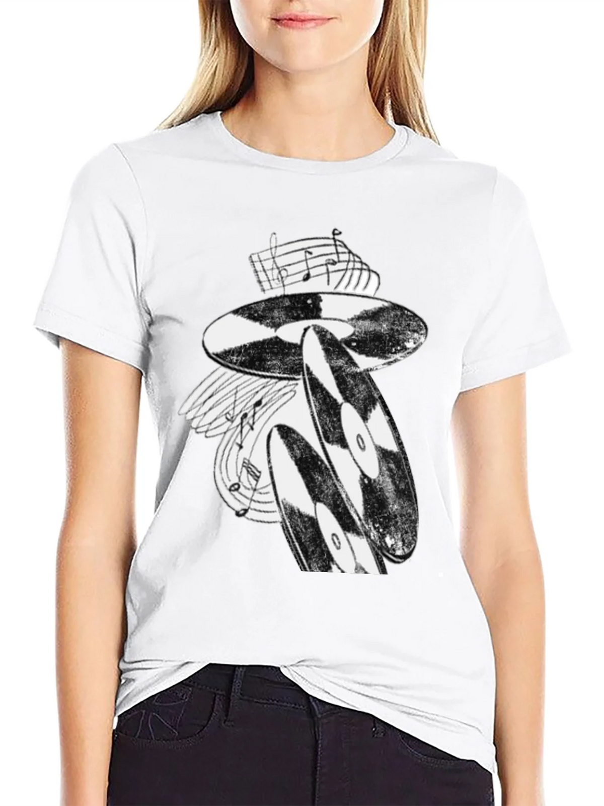 Vinyl Record Music T-Shirt - Stylish Black Tee product image 8