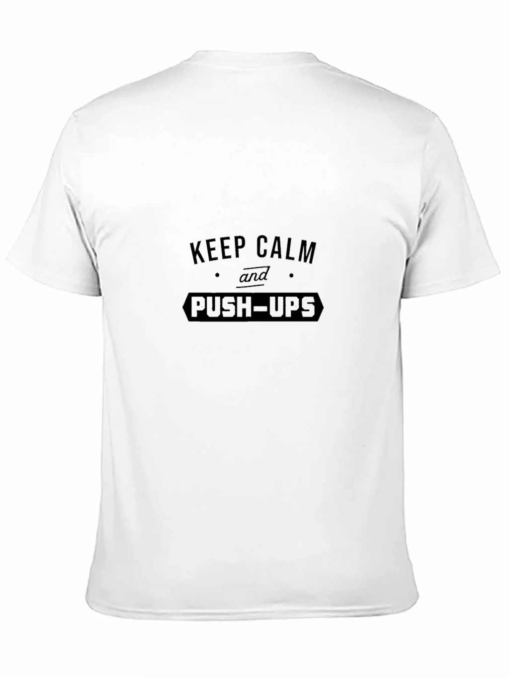 Keep Calm and Push-Ups Black T-Shirt product image 10