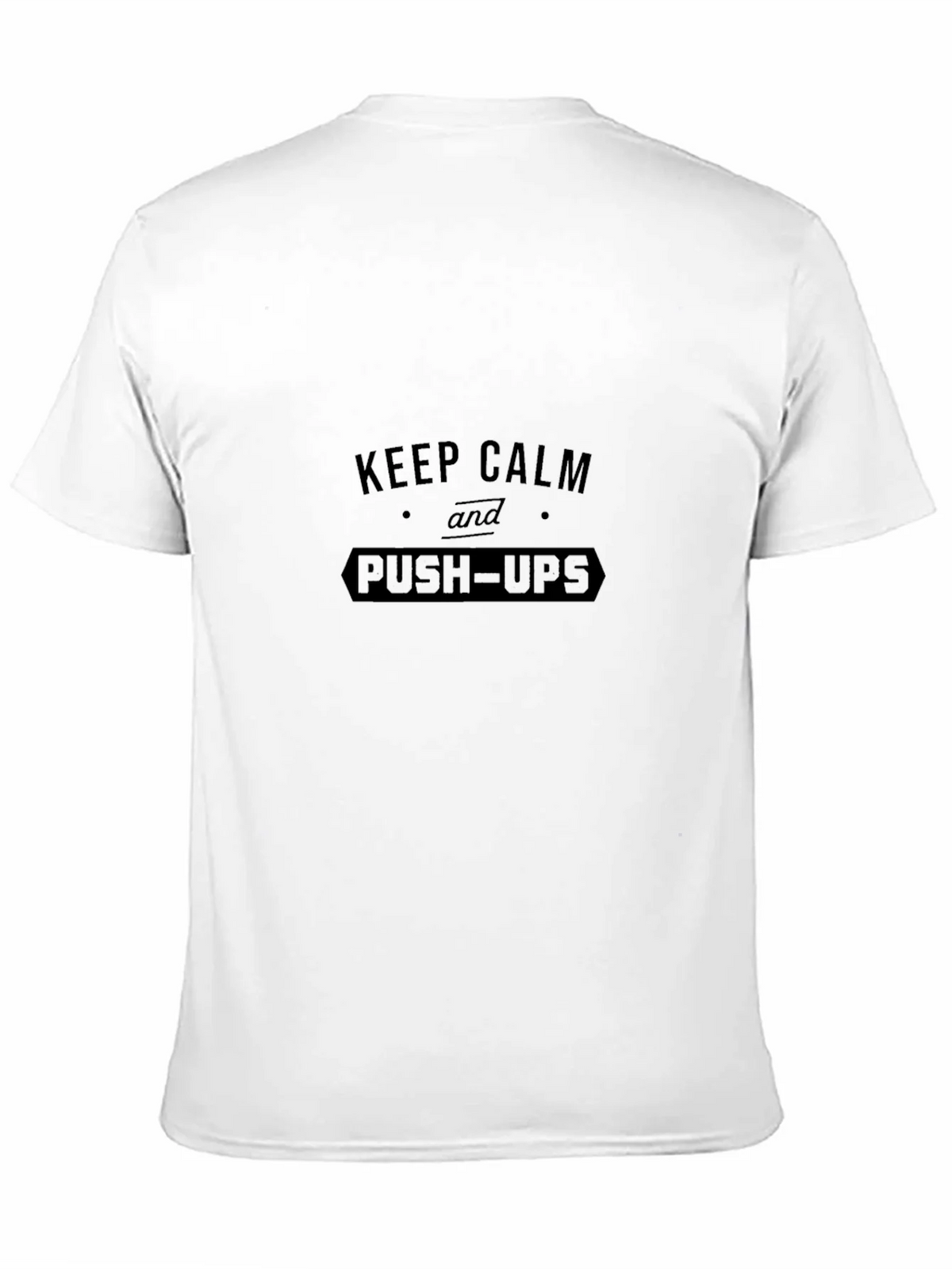 Keep Calm and Push-Ups Black T-Shirt product image 10