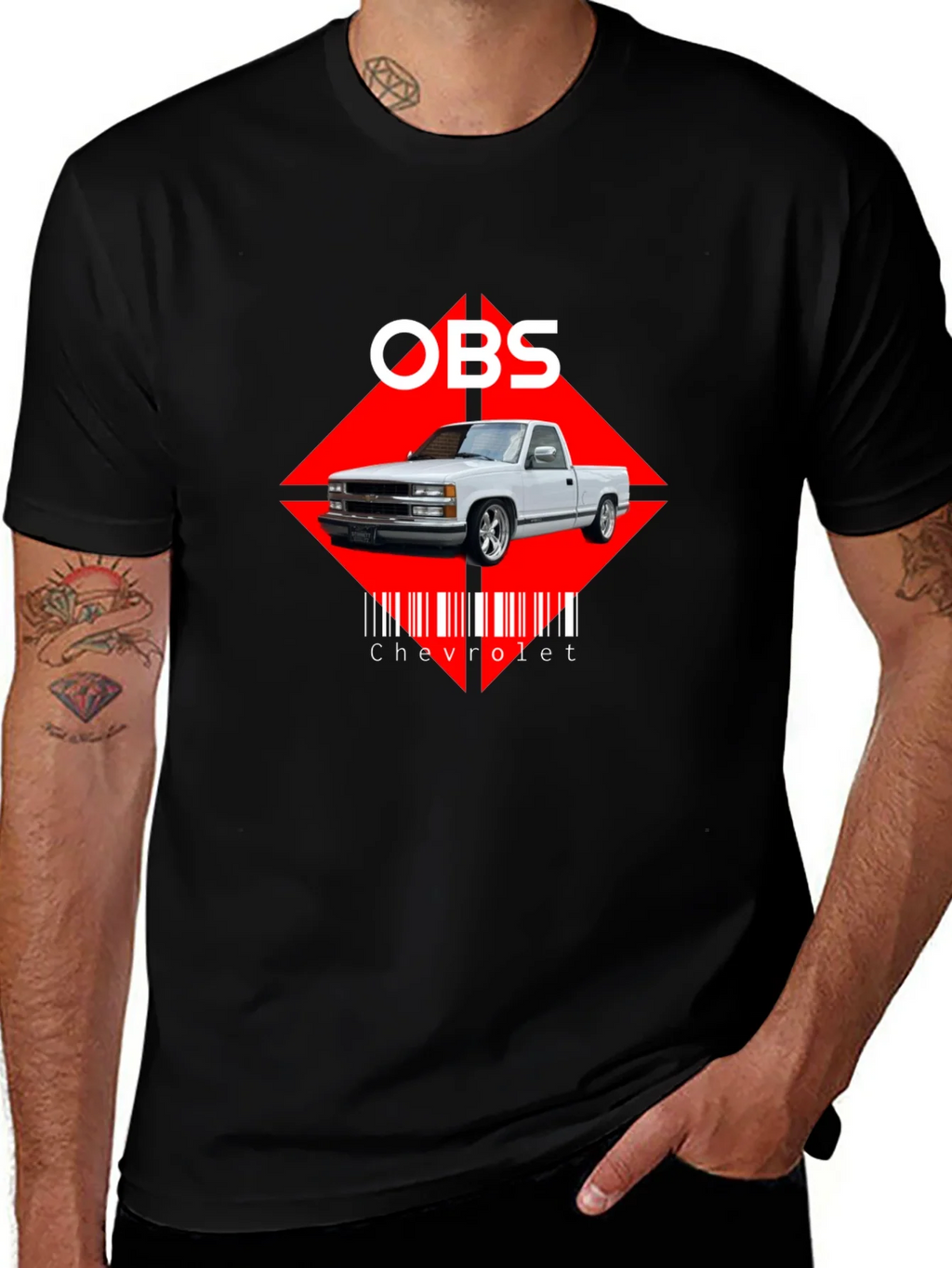OBS Chevrolet Truck Black Graphic Tee product image 1