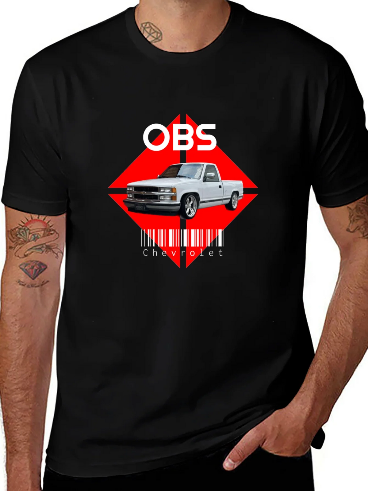 OBS Chevrolet Truck Black Graphic Tee product image 1
