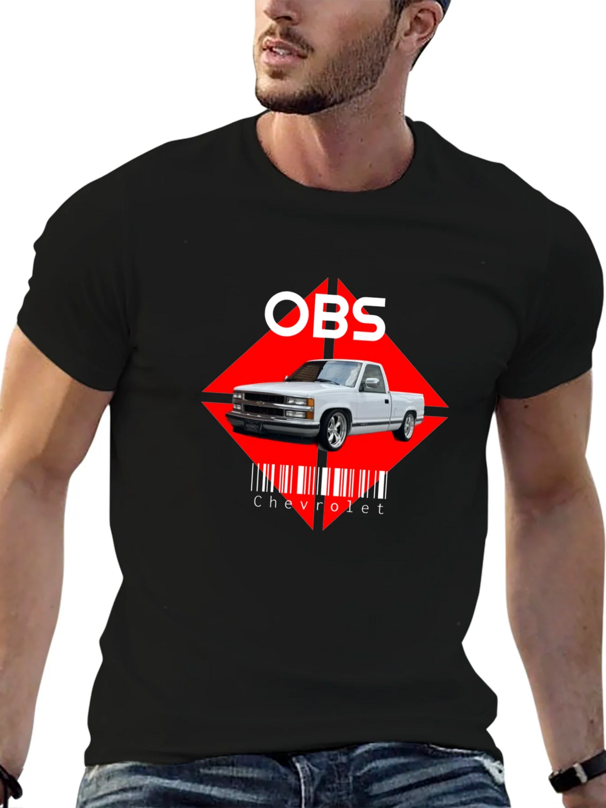 OBS Chevrolet Truck Black Graphic Tee product image 6