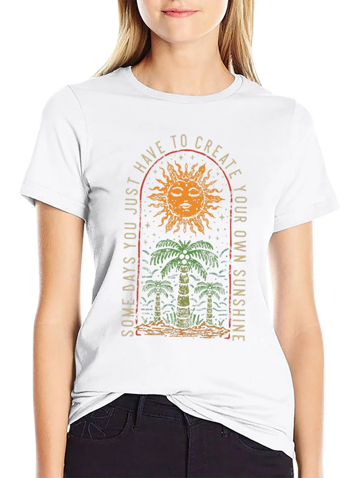 Sun & Palm Graphic Tee: Create Your Sunshine product image 8