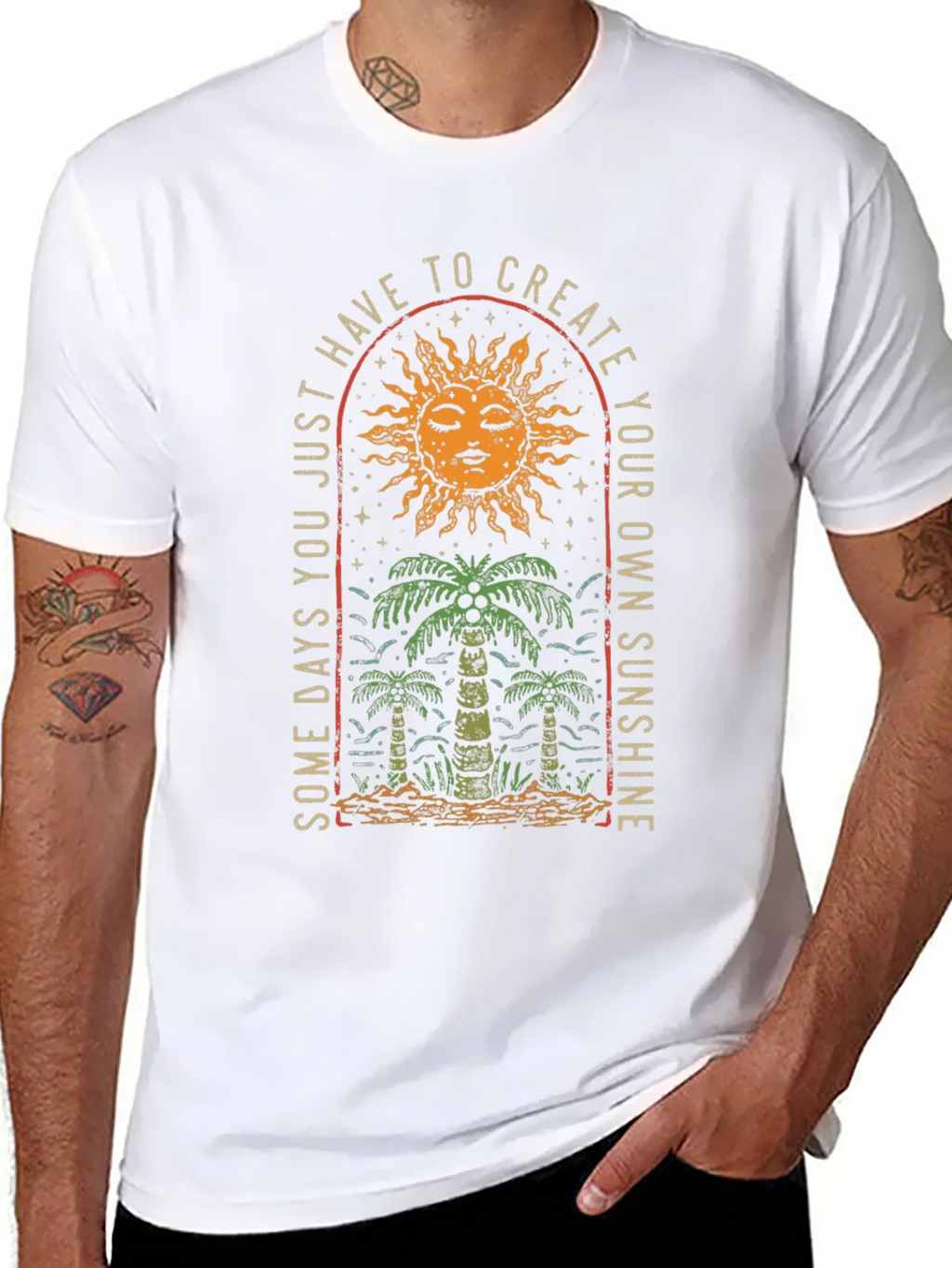 Sun & Palm Graphic Tee: Create Your Sunshine product image 7