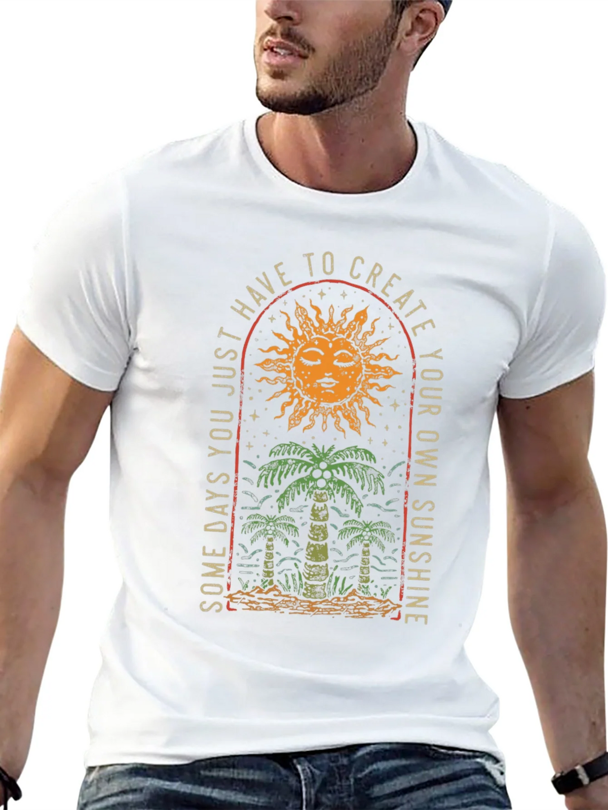 Sun & Palm Graphic Tee: Create Your Sunshine product image 12