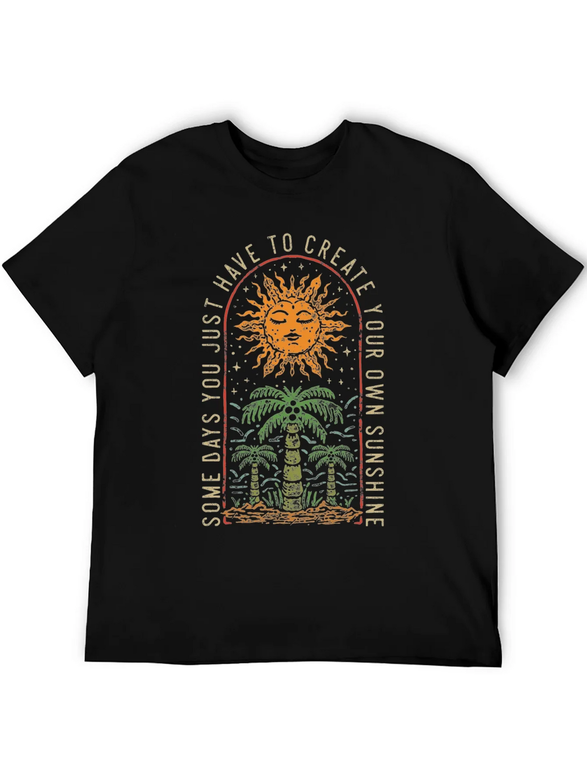 Sun & Palm Graphic Tee: Create Your Sunshine product image 5
