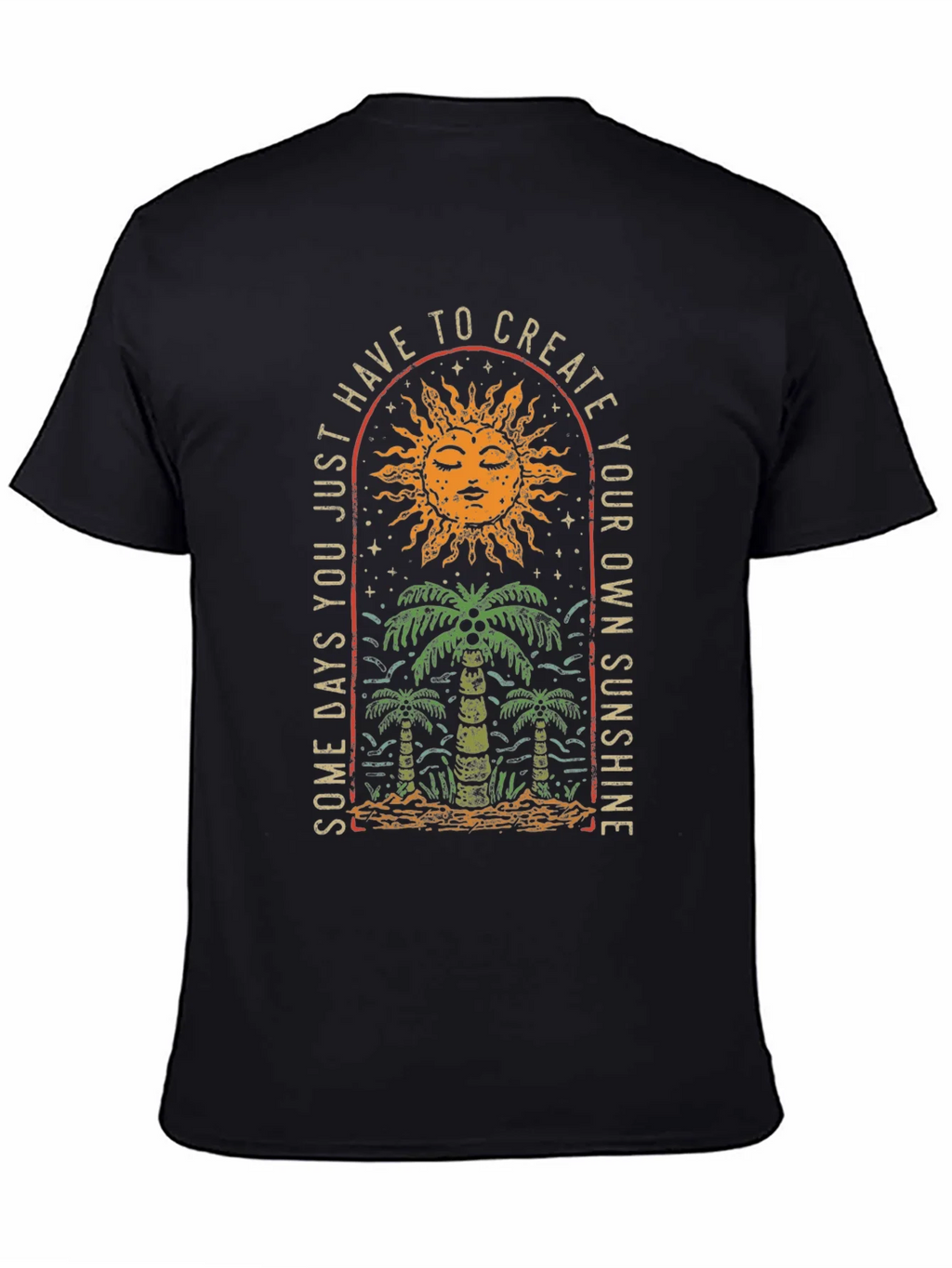 Sun & Palm Graphic Tee: Create Your Sunshine product image 4