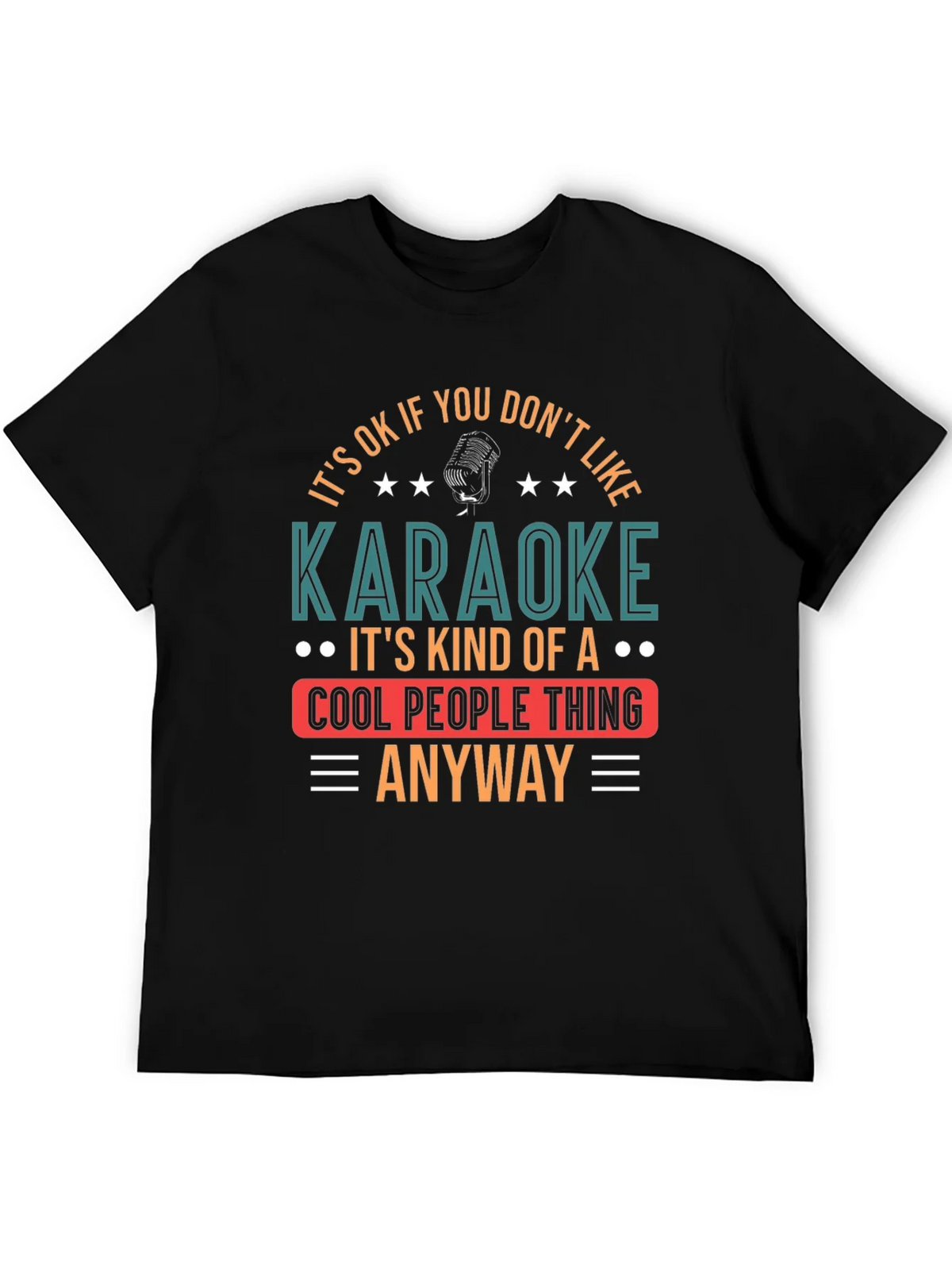Karaoke Cool People Thing Graphic Tee product image 5