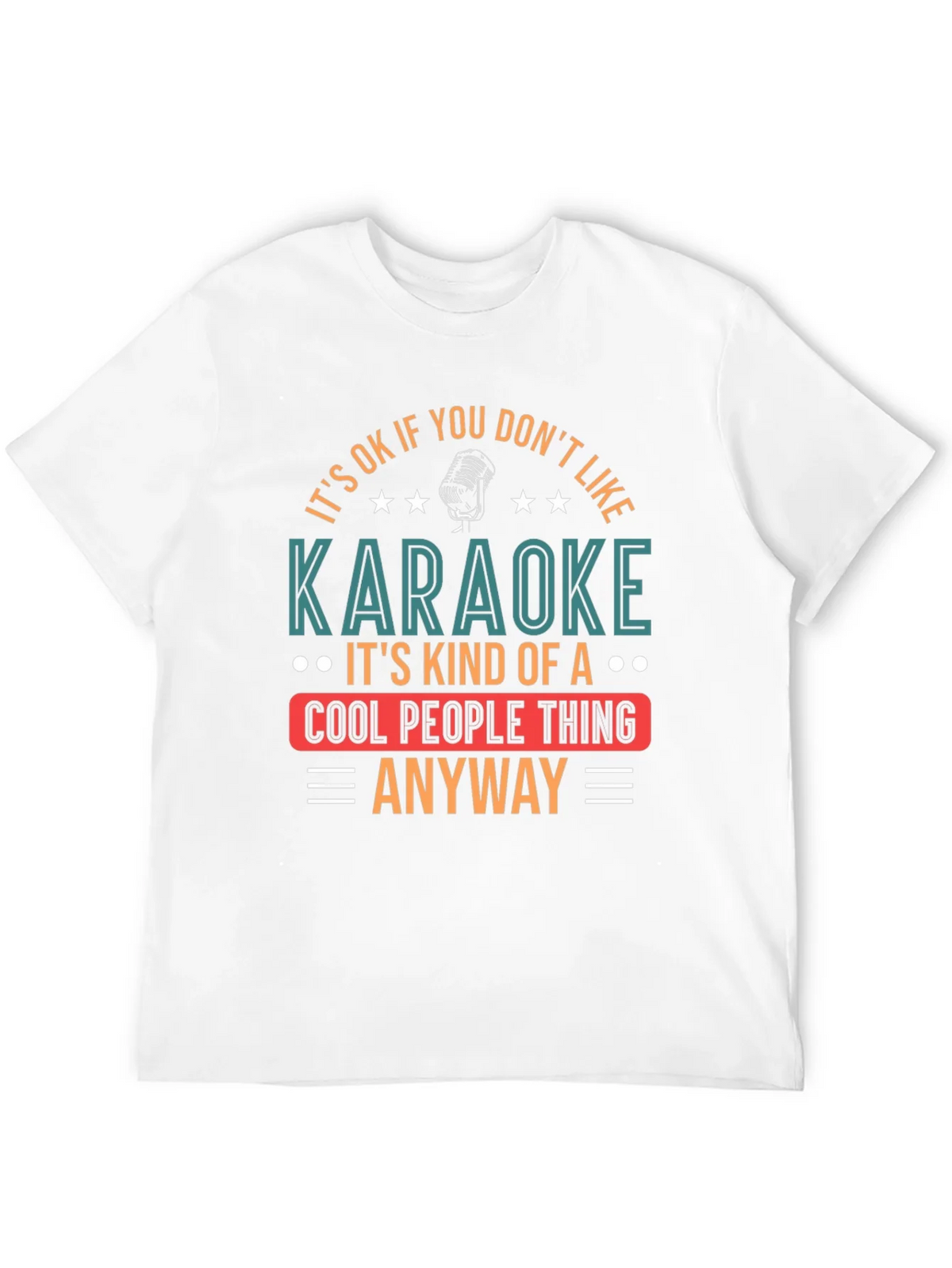 Karaoke Cool People Thing Graphic Tee product image 11