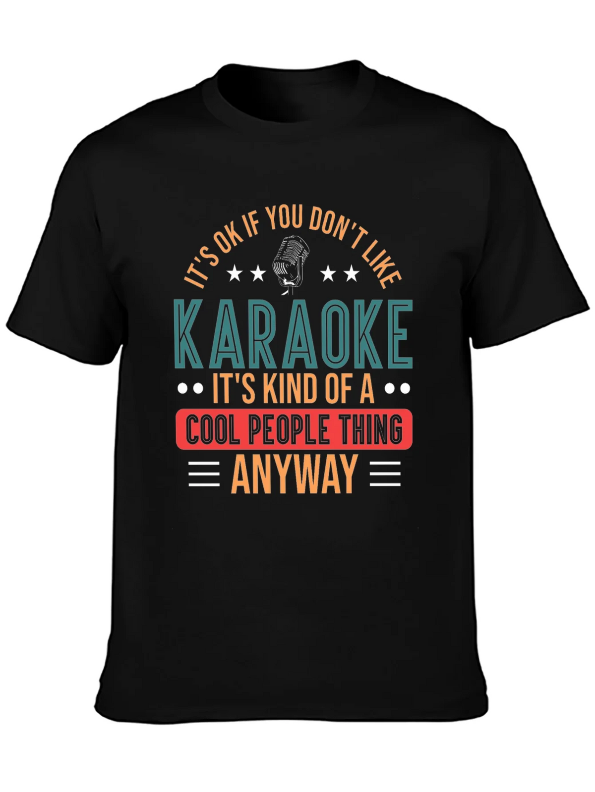 Karaoke Cool People Thing Graphic Tee product image 3
