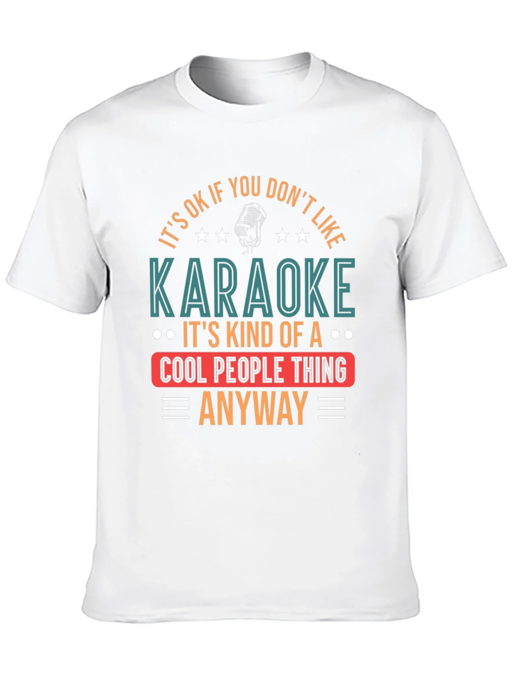 Karaoke Cool People Thing Graphic Tee product image 9