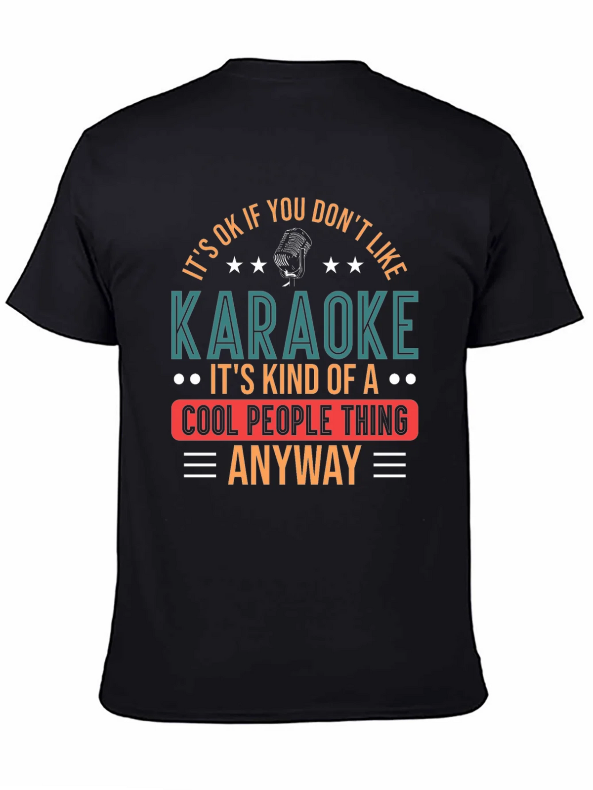 Karaoke Cool People Thing Graphic Tee product image 4