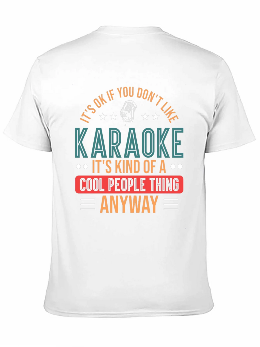 Karaoke Cool People Thing Graphic Tee product image 10