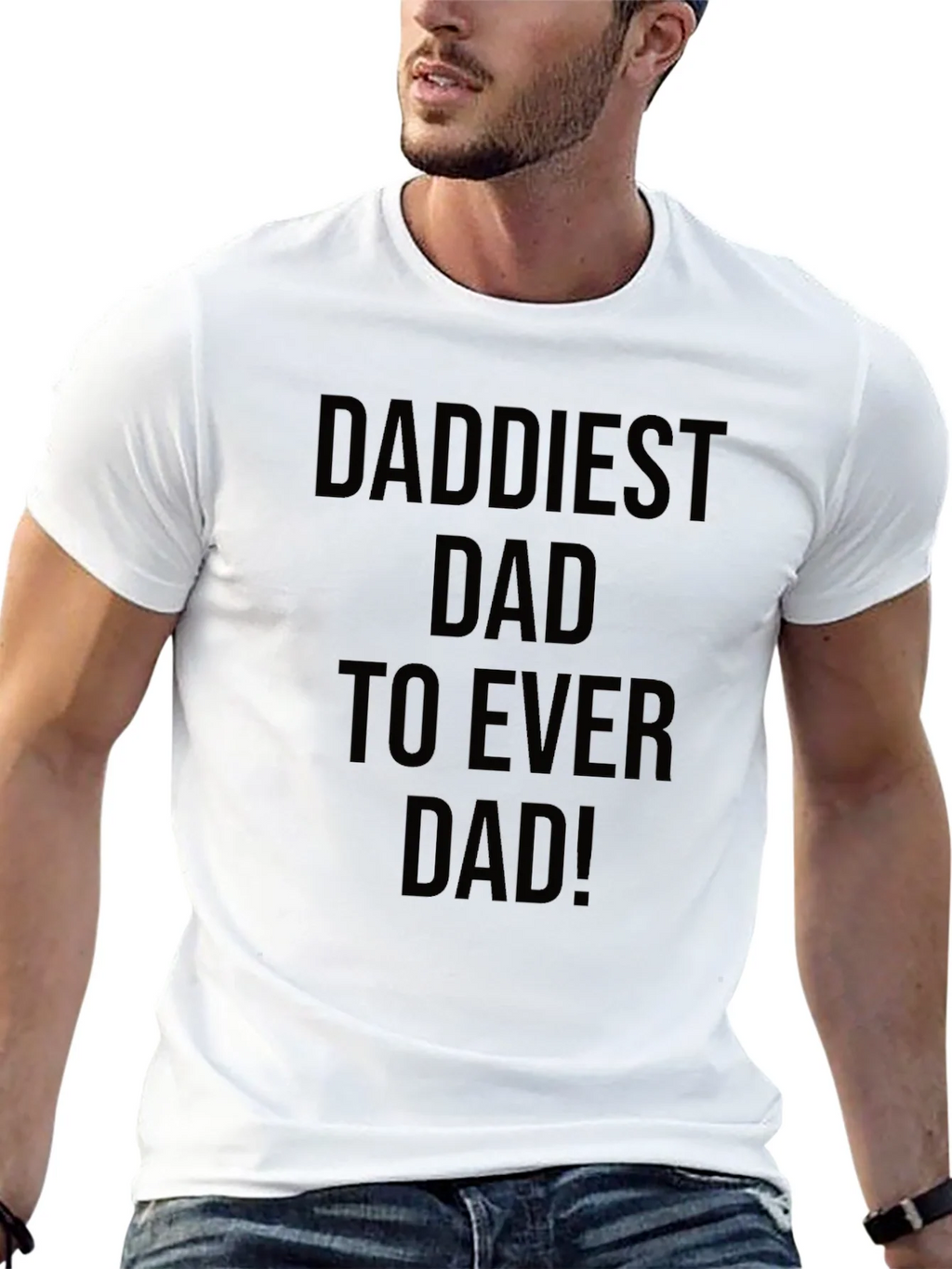 Daddiest Dad Ever Black T-Shirt product image 12