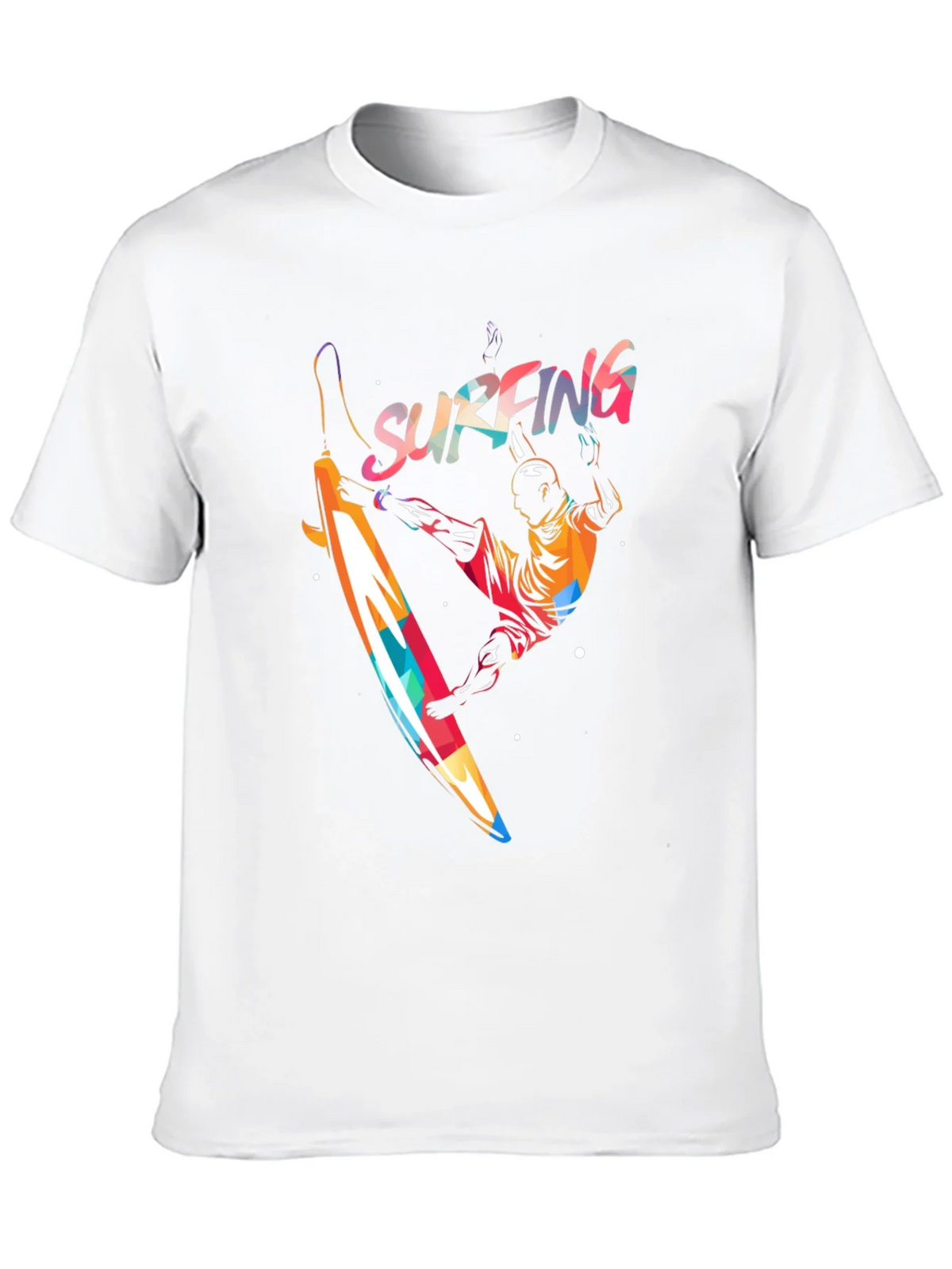 Surfing Graphic Print T-Shirt - Mens Black Tee product image 9