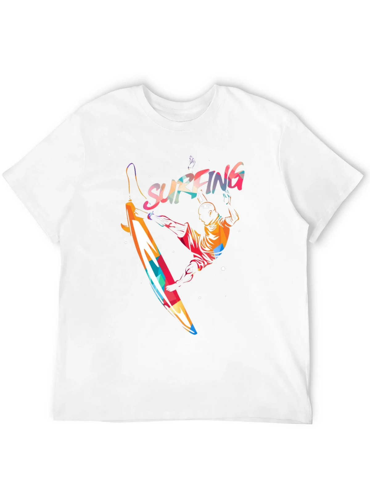 Surfing Graphic Print T-Shirt - Mens Black Tee product image 11