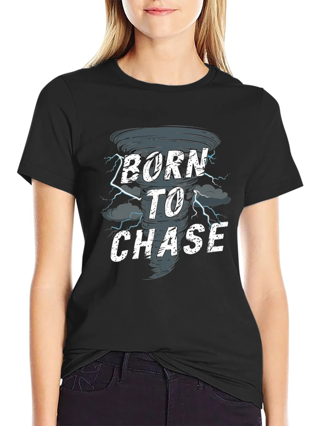 Born to Chase Tornado T-Shirt - Weather Enthusiast Tee product image 2