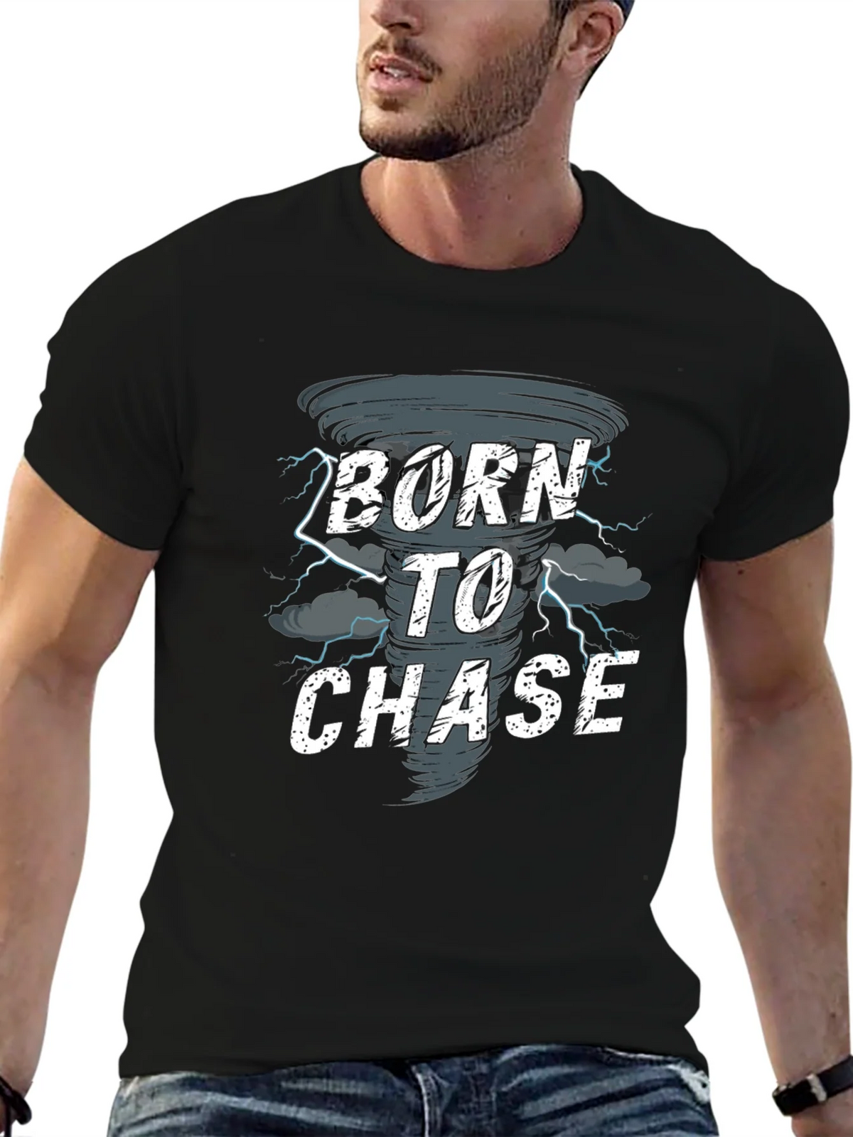 Born to Chase Tornado T-Shirt - Weather Enthusiast Tee product image 6