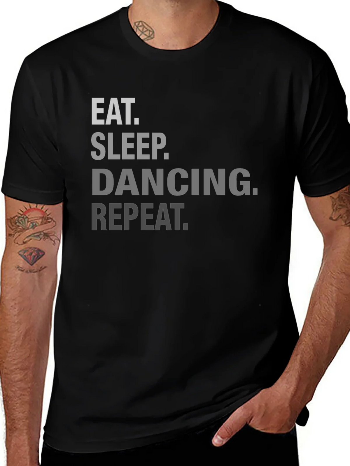 Eat Sleep Dancing Repeat Graphic T-Shirt product image 1