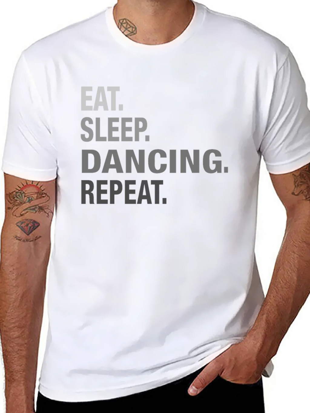 Eat Sleep Dancing Repeat Graphic T-Shirt product image 7
