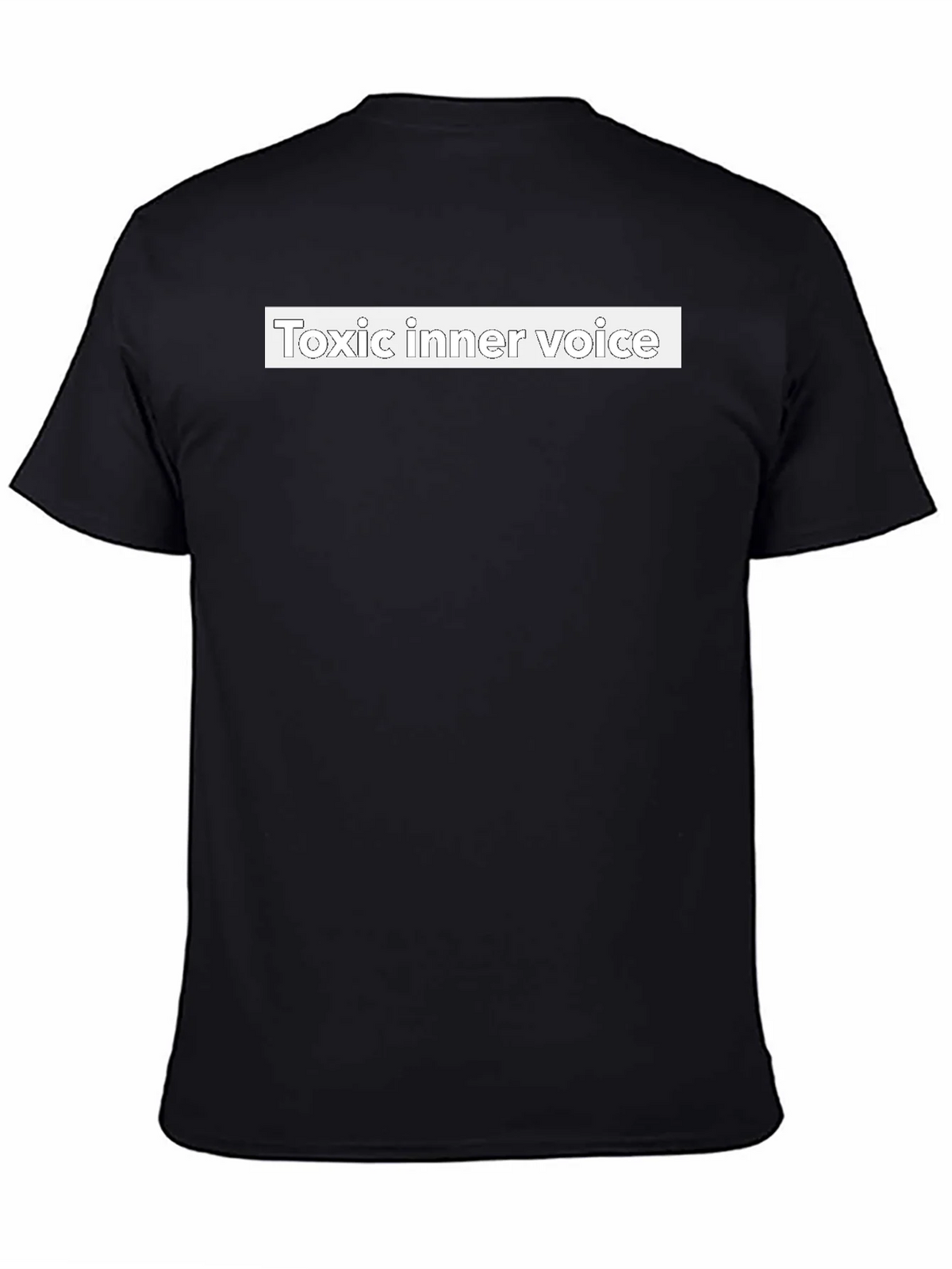 Toxic Inner Voice Graphic Tee - Mens Black T-Shirt product image 4