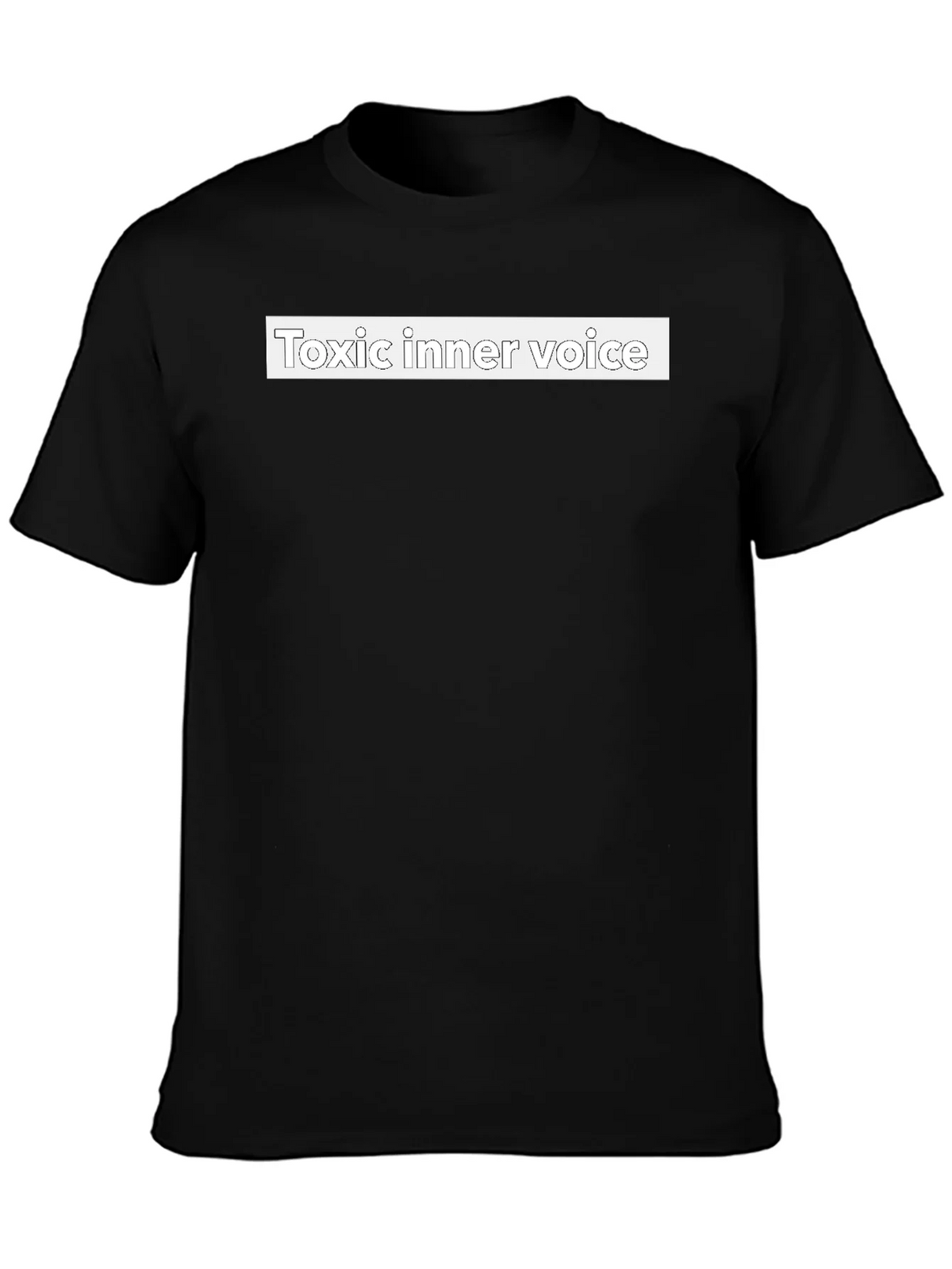 Toxic Inner Voice Graphic Tee - Mens Black T-Shirt product image 3