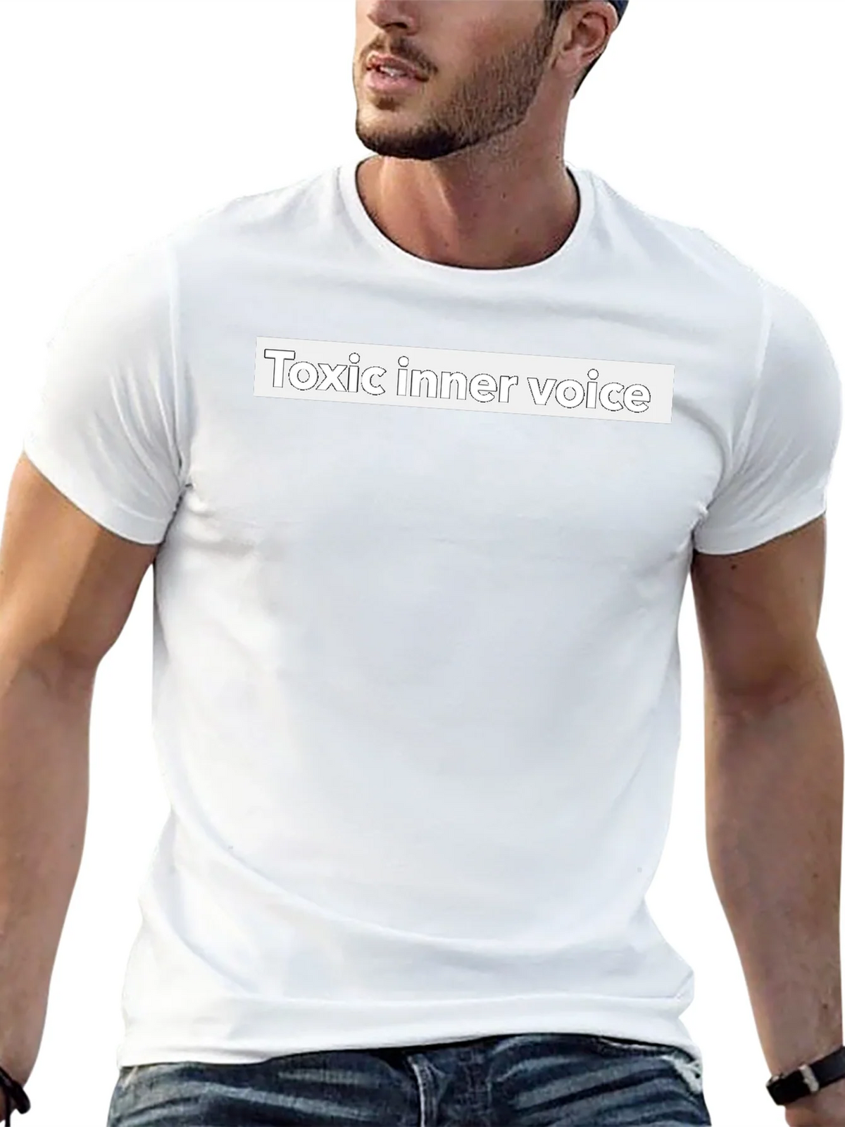 Toxic Inner Voice Graphic Tee - Mens Black T-Shirt product image 12