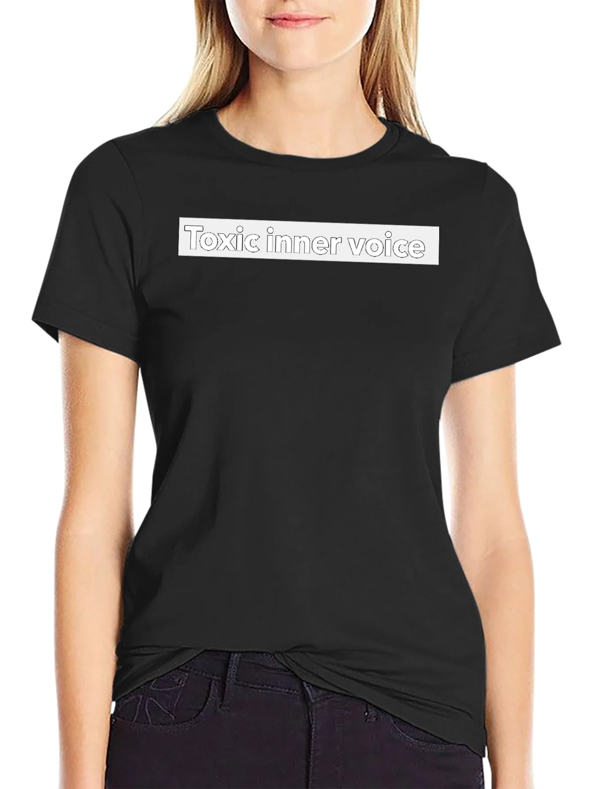 Toxic Inner Voice Graphic Tee - Mens Black T-Shirt product image 2