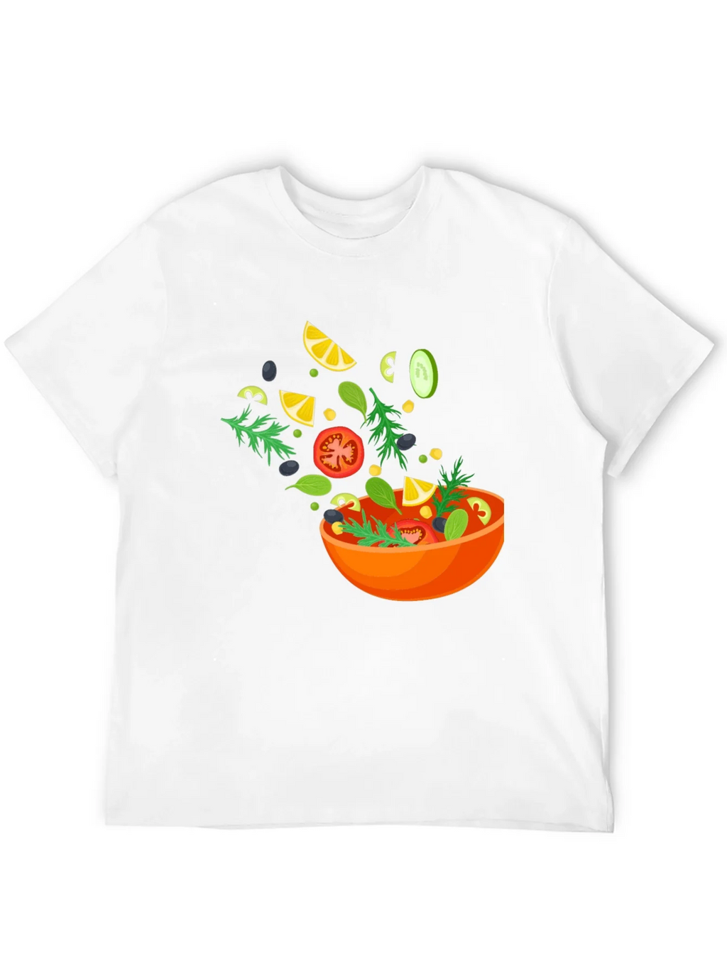 Salad Graphic Black T-Shirt product image 11