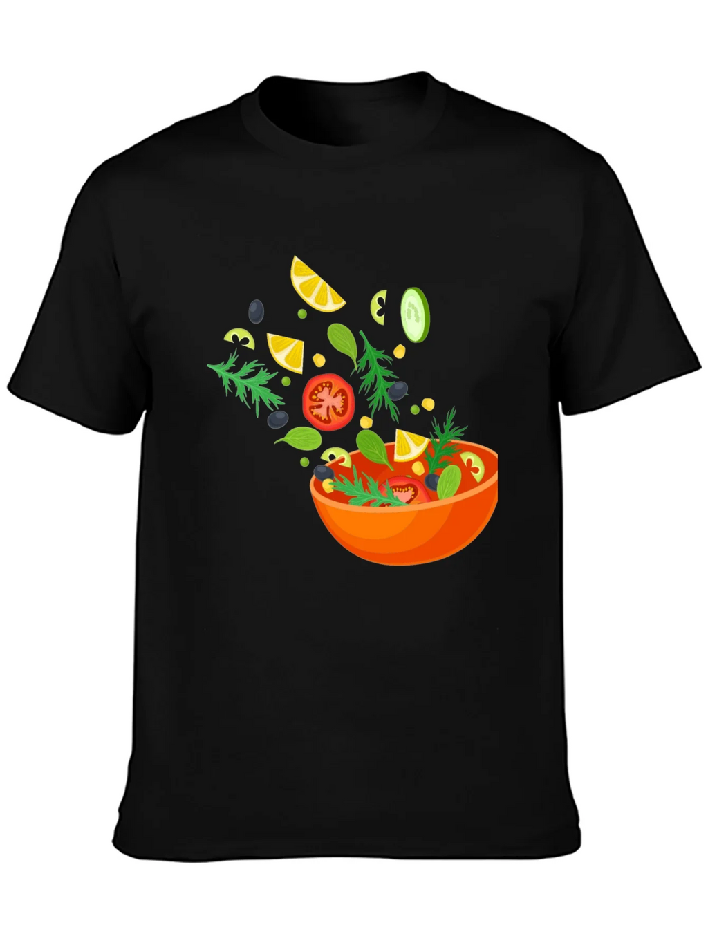 Salad Graphic Black T-Shirt product image 3