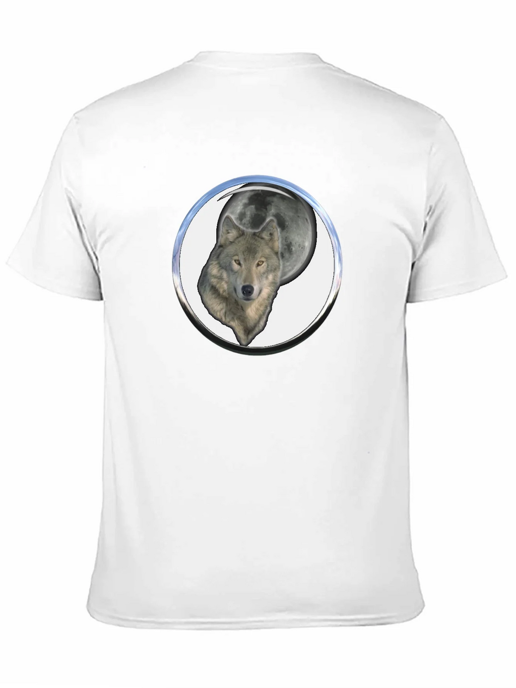 Wolf Moon Graphic Tee - Black Cotton Blend product image 10