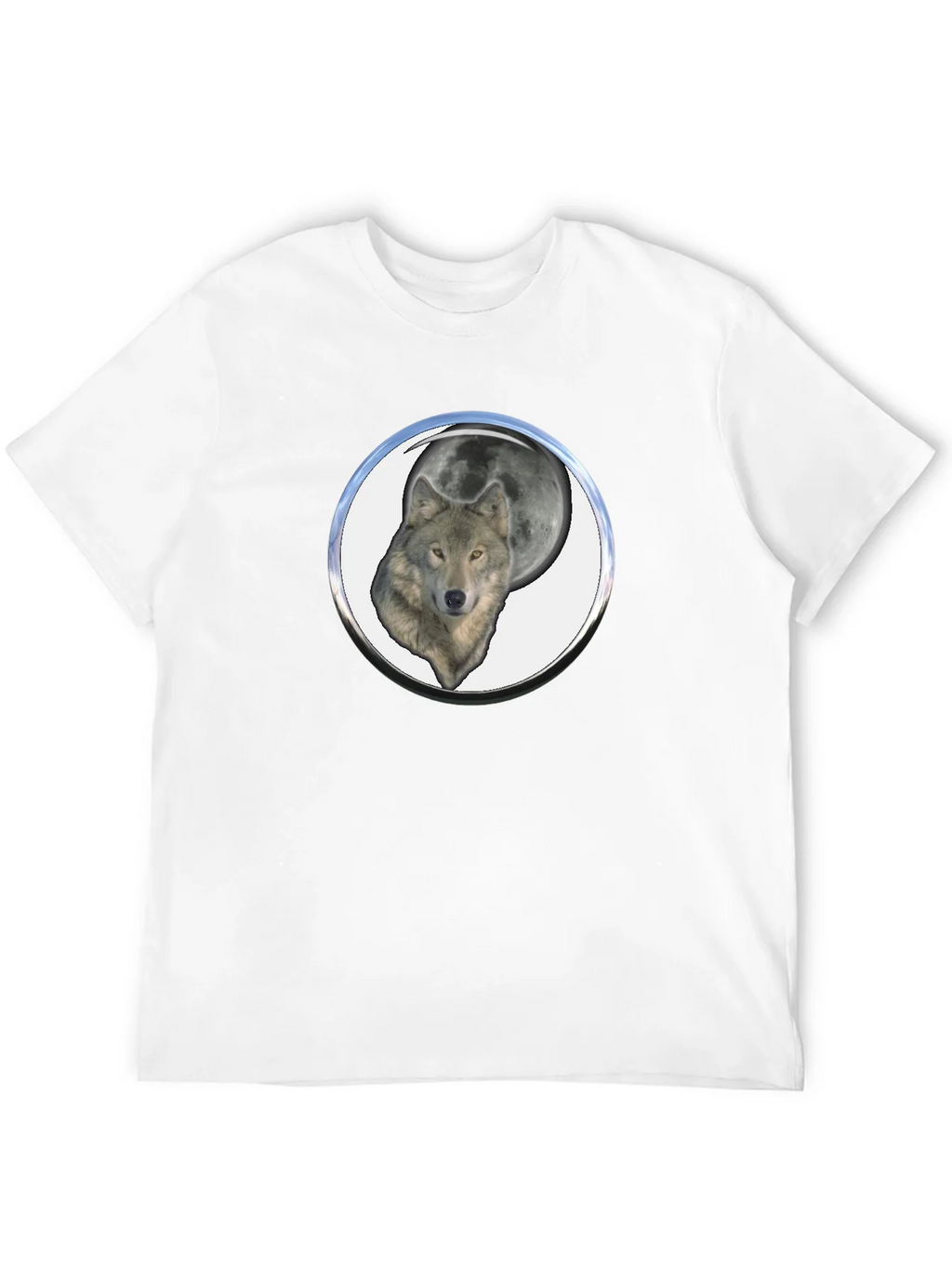 Wolf Moon Graphic Tee - Black Cotton Blend product image 11