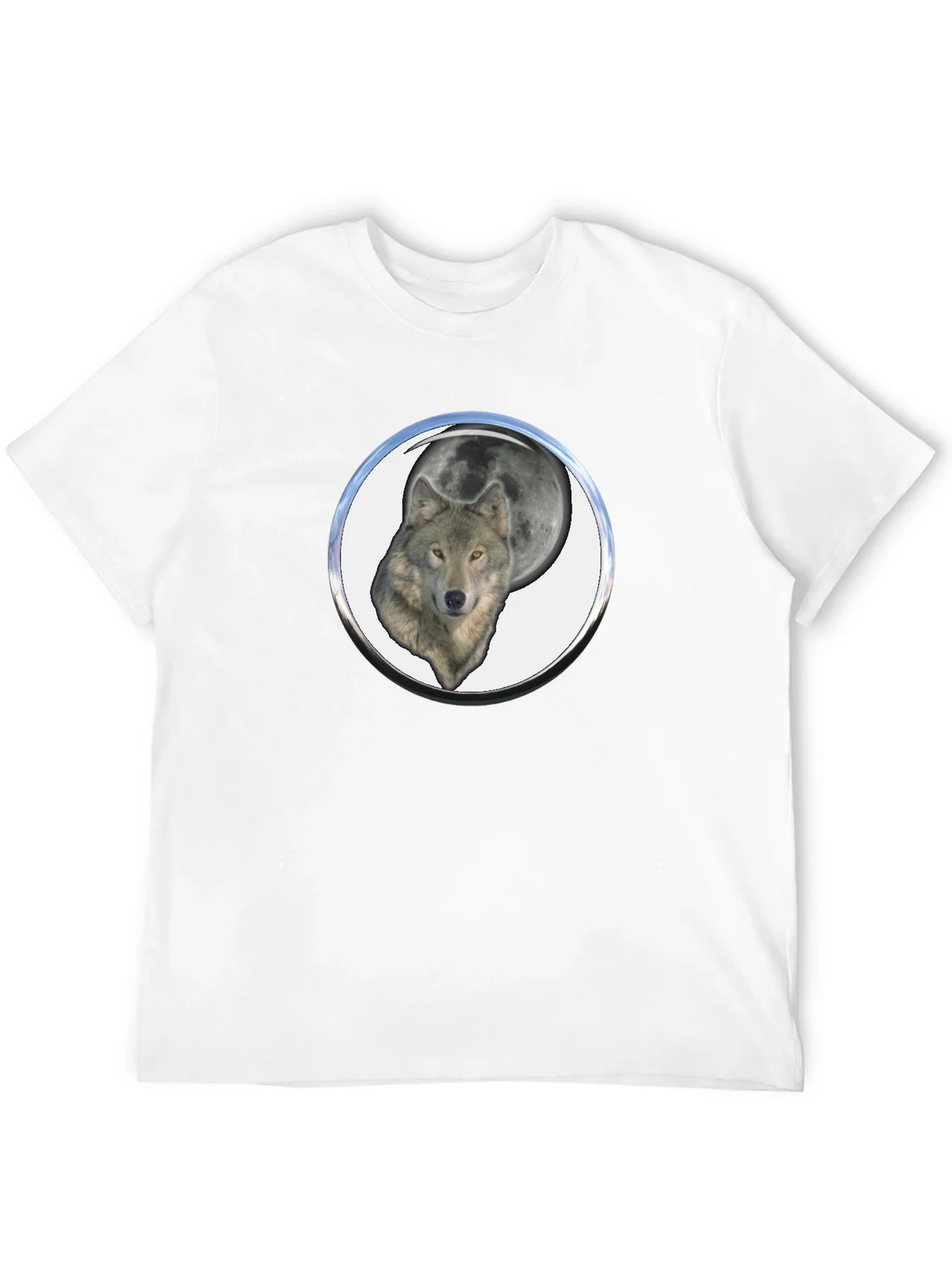 Wolf Moon Graphic Tee - Black Cotton Blend product image 11