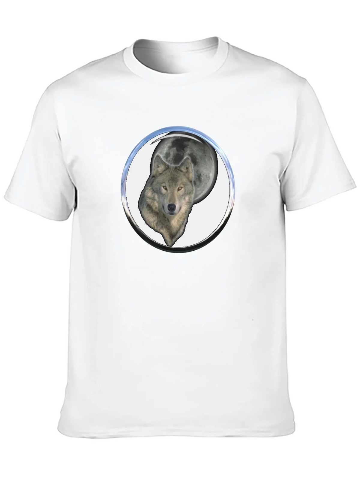 Wolf Moon Graphic Tee - Black Cotton Blend product image 9