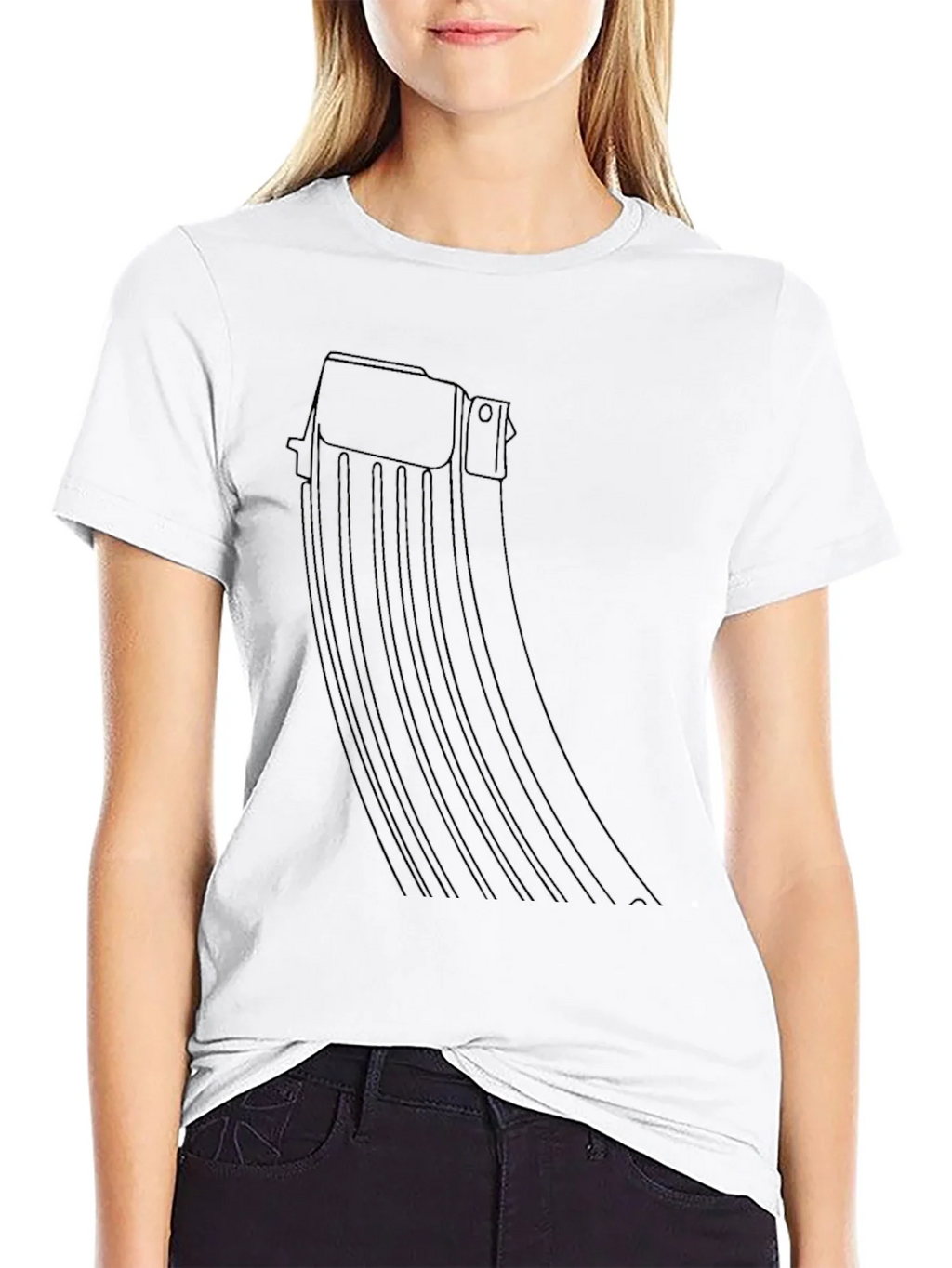 Black AK-47 Magazine Graphic Tee - Tactical Style product image 8