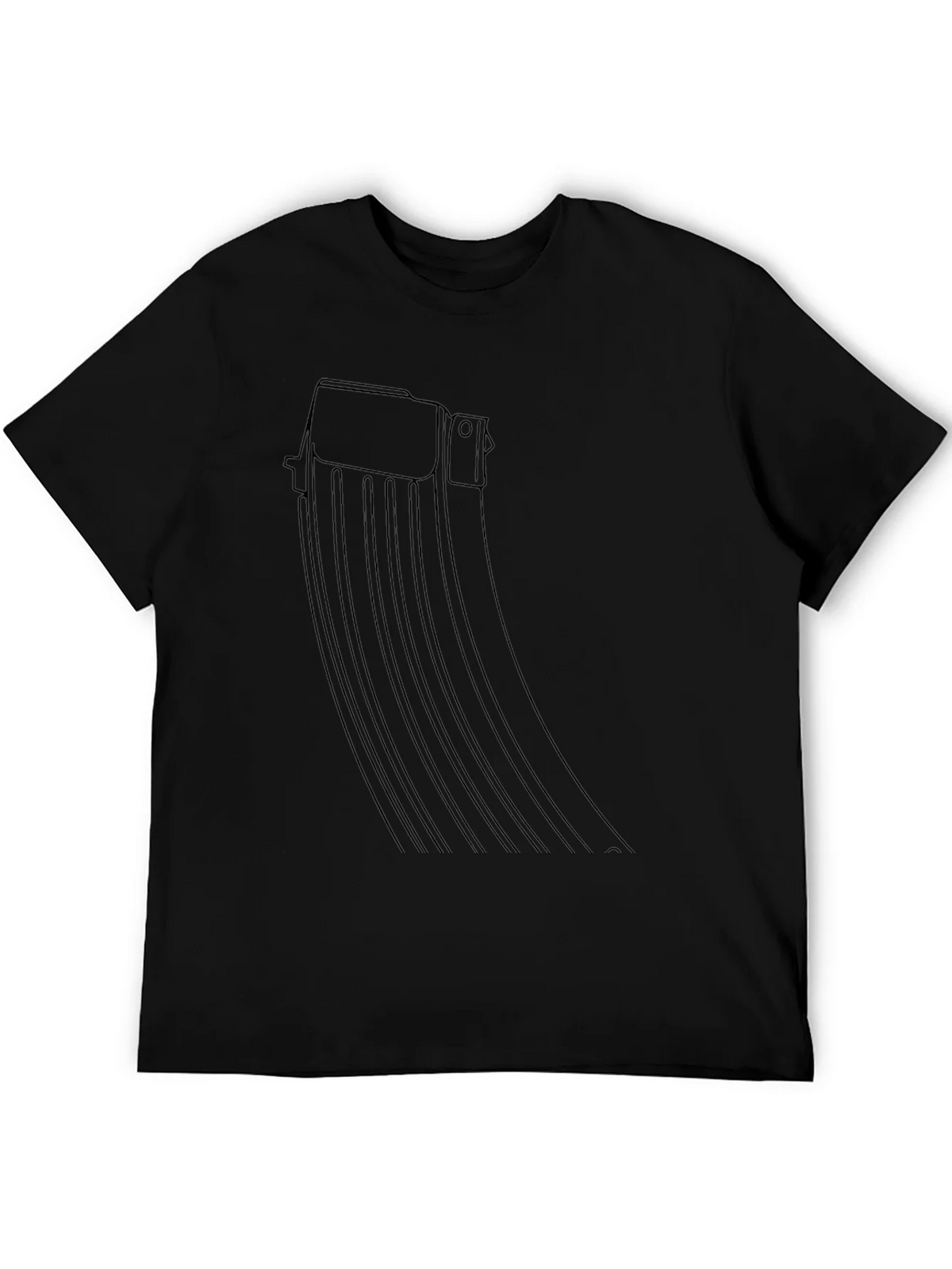 Black AK-47 Magazine Graphic Tee - Tactical Style product image 5