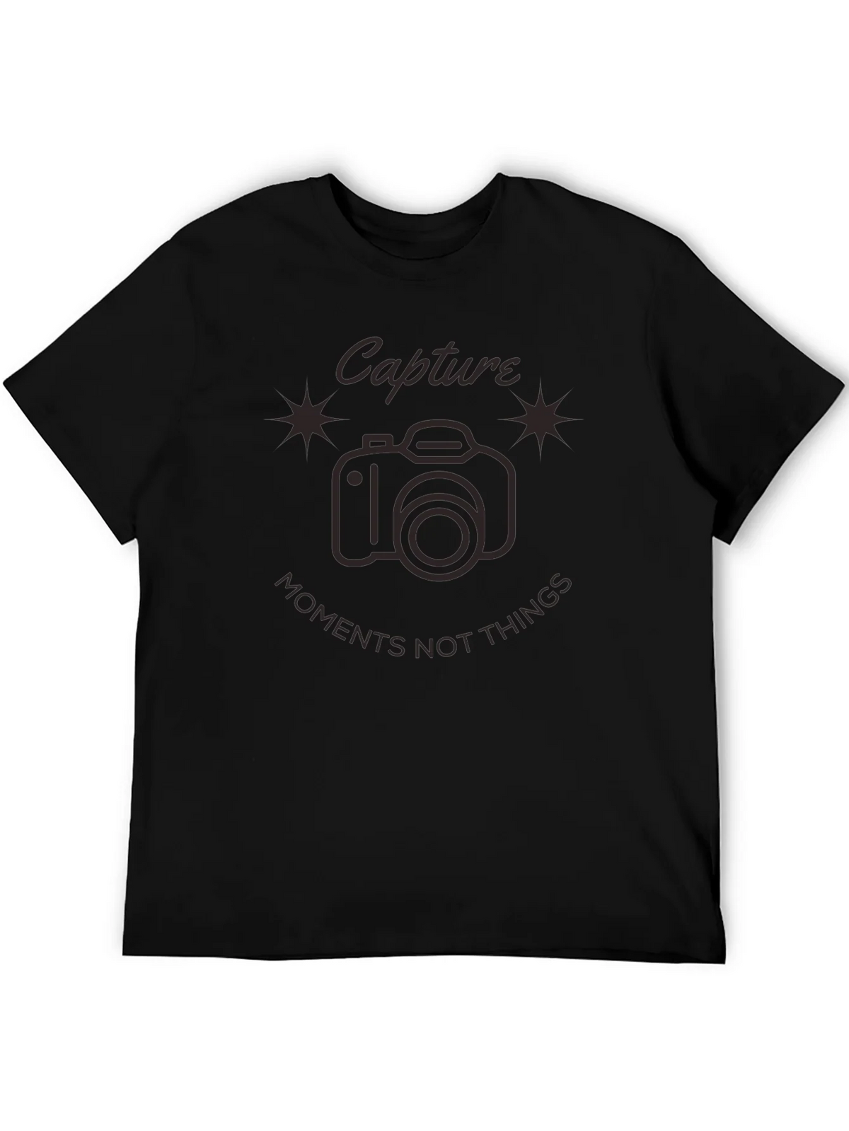 Capture Moments Tee - Camera Graphic Black T-Shirt product image 5