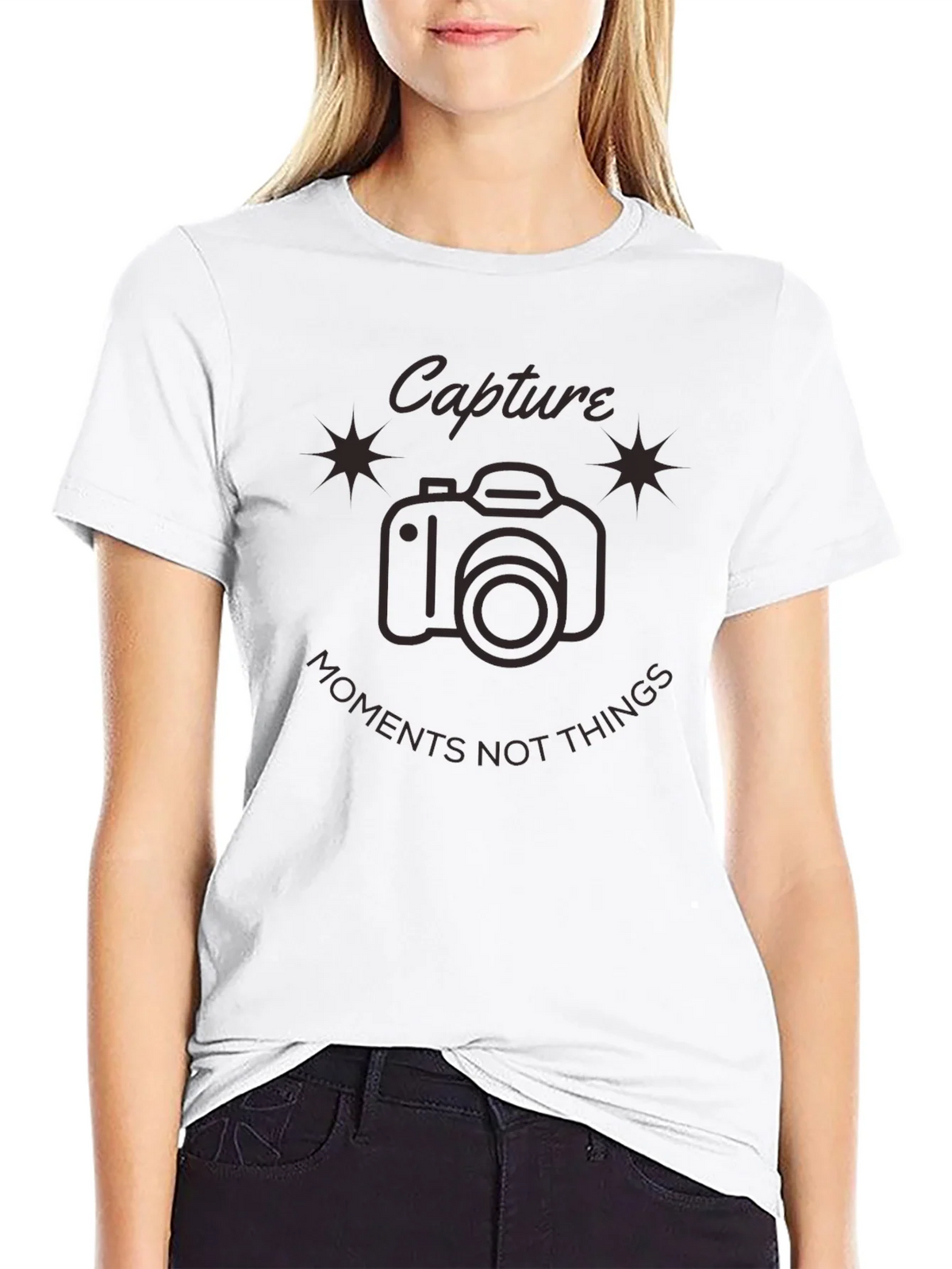 Capture Moments Tee - Camera Graphic Black T-Shirt product image 8