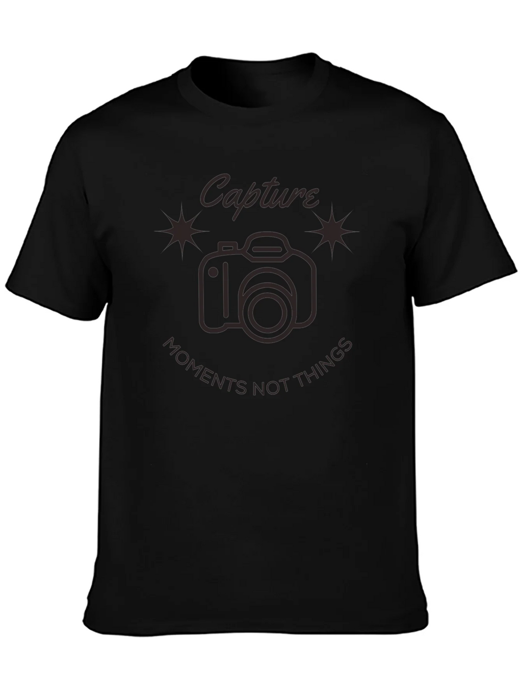 Capture Moments Tee - Camera Graphic Black T-Shirt product image 3