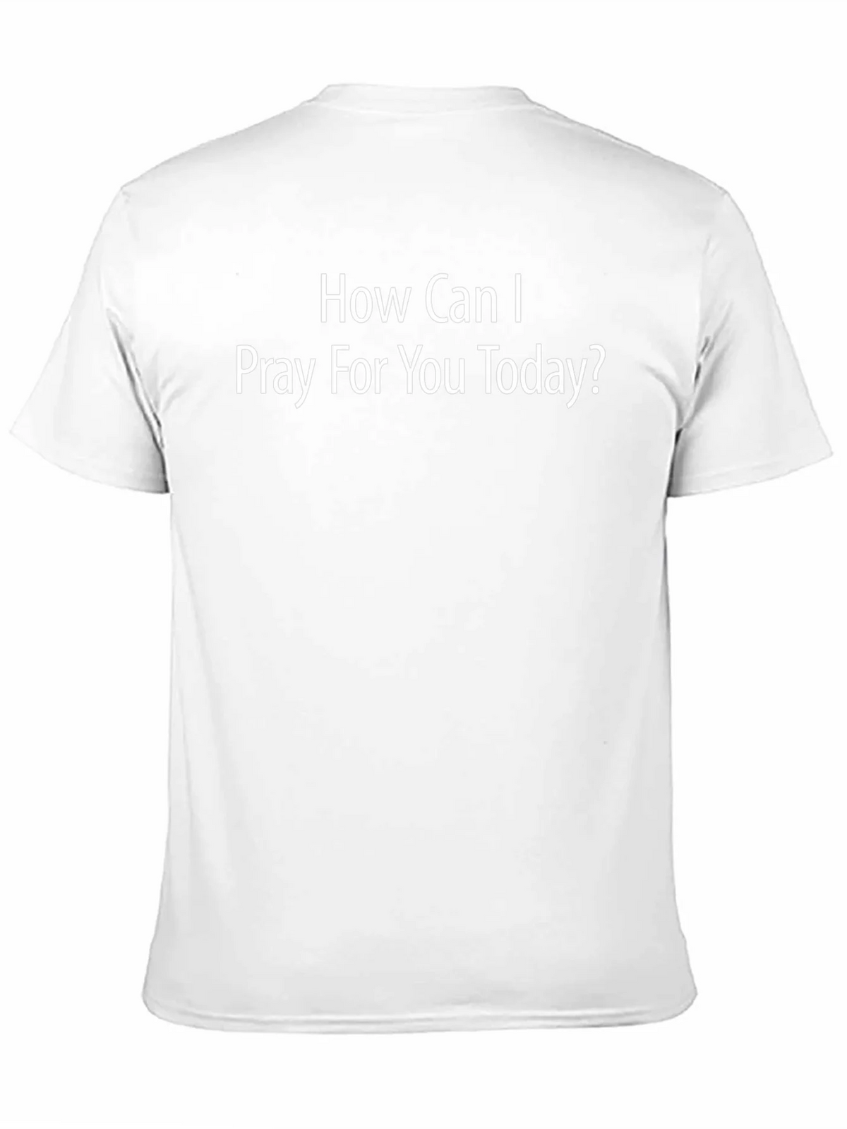 Pray For You Black Cotton T-Shirt product image 10