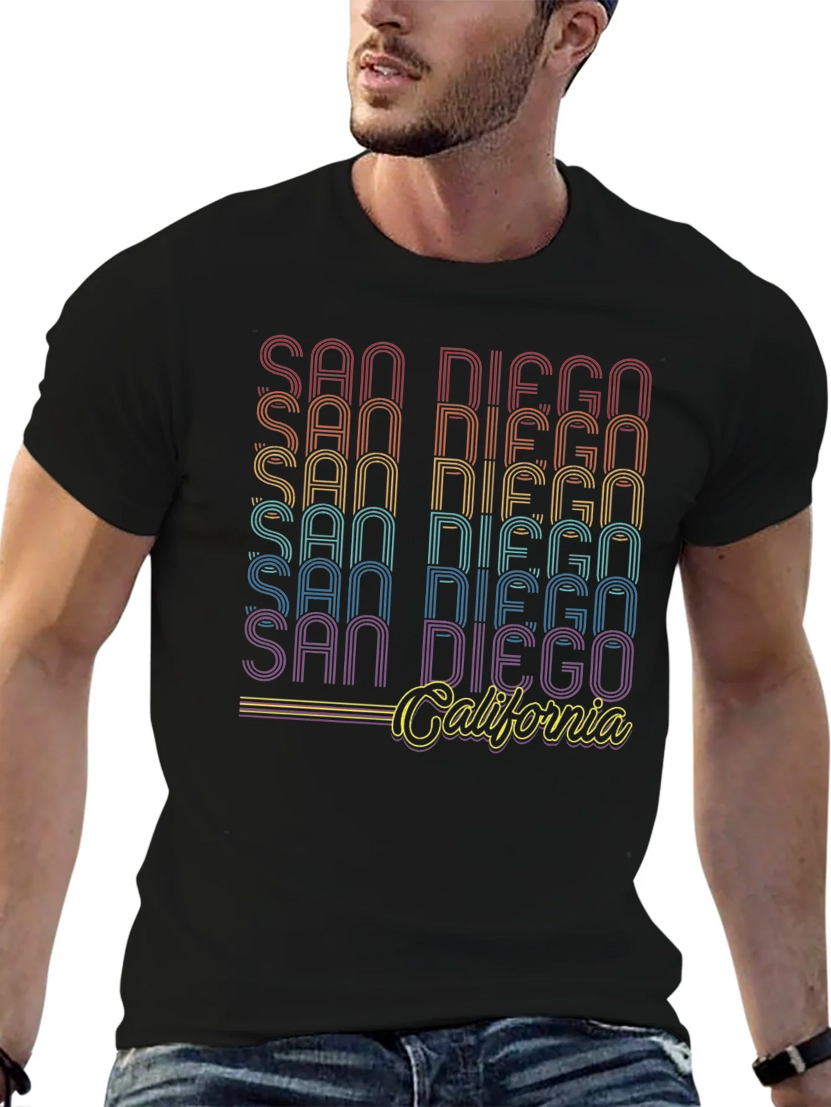 San Diego California Graphic T-Shirt product image 6